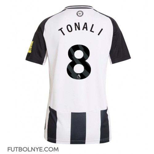 Camiseta Newcastle United Sandro Tonali #8 Primera Equipación para mujer 2024-25 manga corta